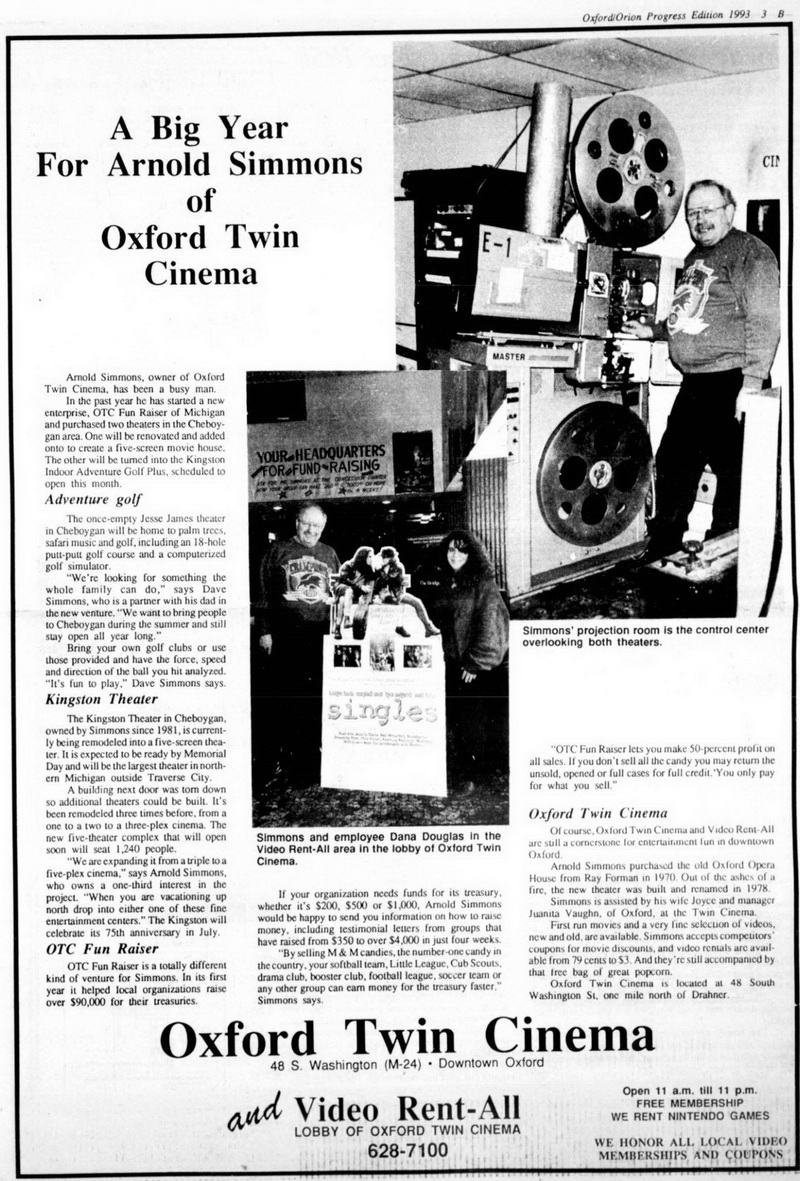 GQT Oxford 7 (Oxford Cinema 7) - March 7 1993 Article